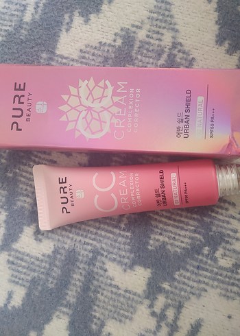 Pure Beauty Pembe CC Krem SPF50