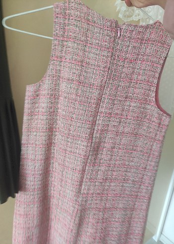 Kız Çocuk Pembe Kolsuz Elbise - Görsel 3