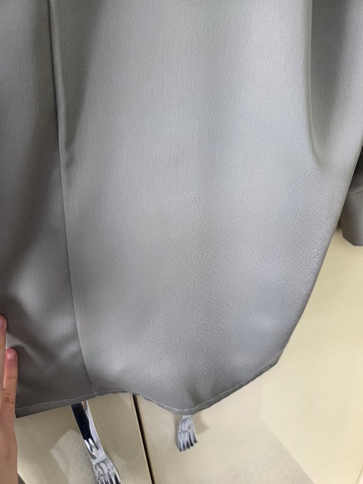 kadın saten kimono - Görsel 5