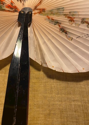 Vintage kağıt yelpaze - Görsel 3