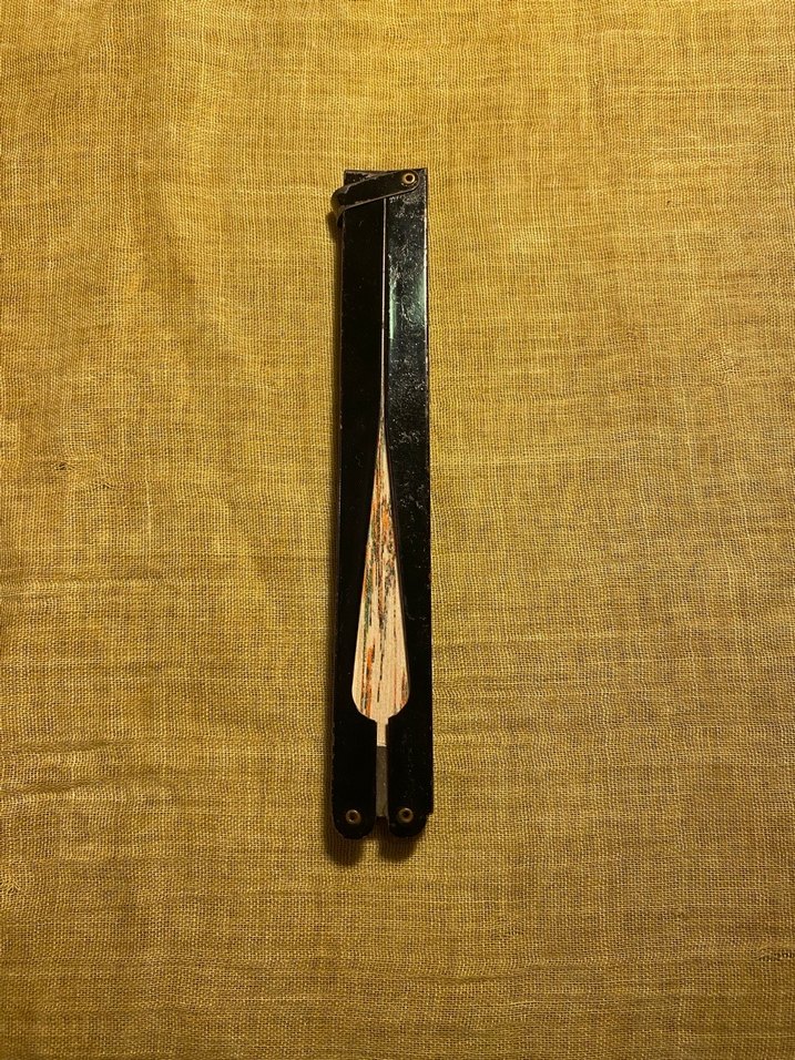 Vintage kağıt yelpaze - Görsel 2