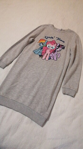 Kız çocuk sweatshirt elbise 