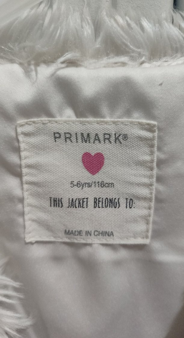 krem Kürklü Kız çocuk Yelek - Görsel 2