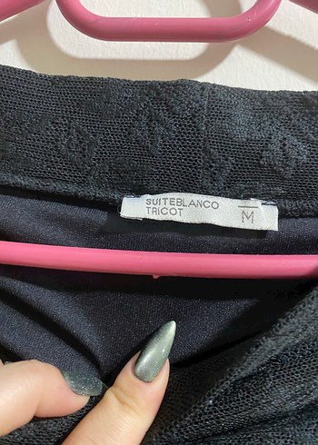 Gri Dantel Detaylı Mini Kadın Etek - Görsel 2