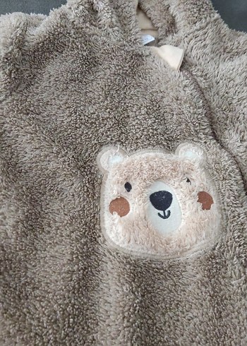 Kahverengi Kürklü Bebek Tulumu - Görsel 2