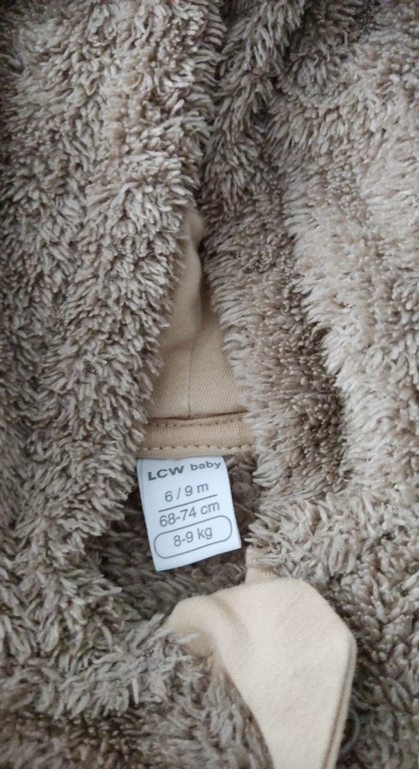 Kahverengi Kürklü Bebek Tulumu - Görsel 3