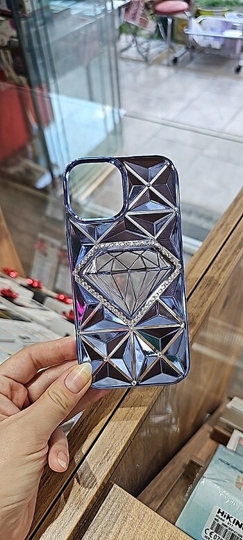 Iphone 15 Diamond silikon kilif