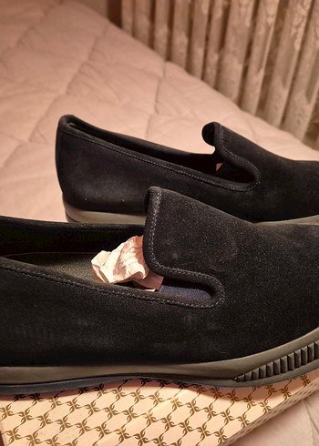 Erkek Lacivert nubuk - Görsel 3