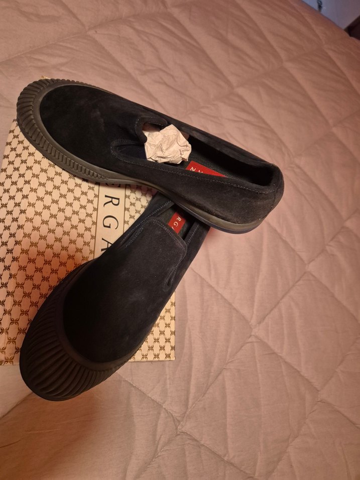 Erkek Lacivert nubuk - Görsel 5