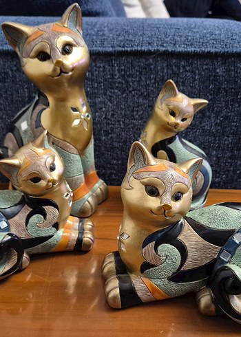 Camel Renkli Kedicik Figürleri Seti - Görsel 5