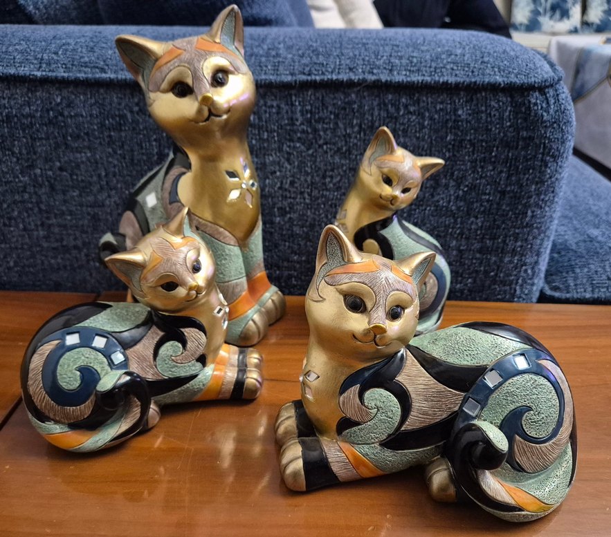 Camel Renkli Kedicik  Figürleri Seti - Görsel 5