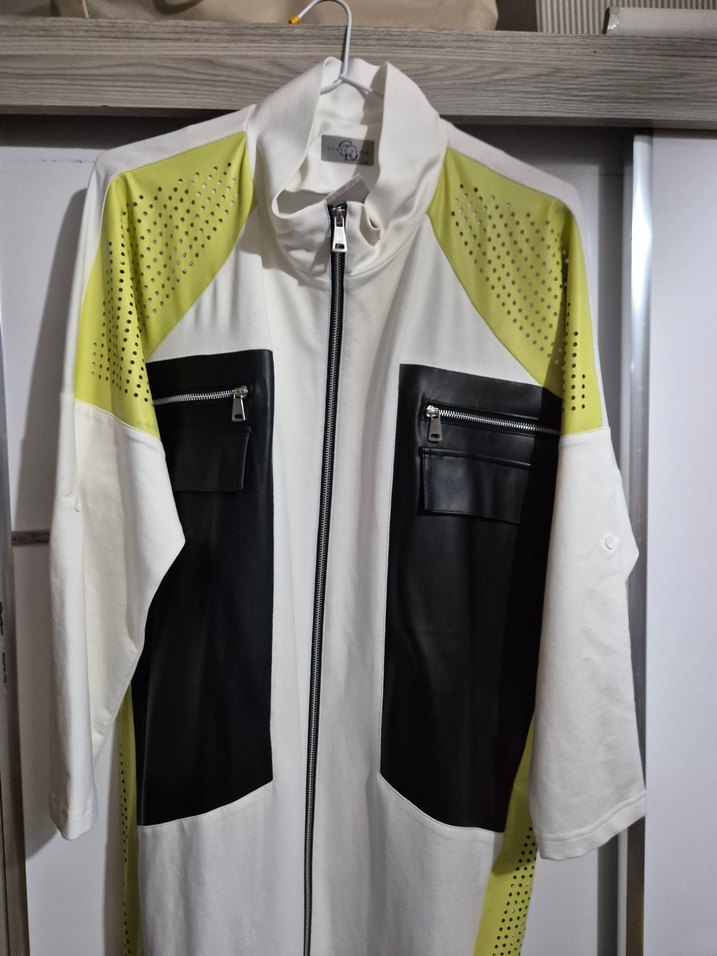 Fermuarlı Uzun Kadın Tunik - Görsel 3