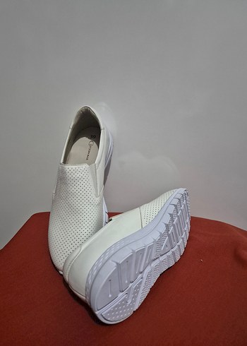 Delikli Gri bayan Günlük Spor Ayakkabı - Görsel 3