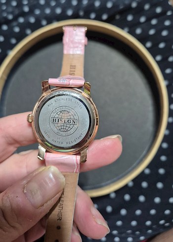 Pembe Kayışlı Kadın Kol Saati - Görsel 2