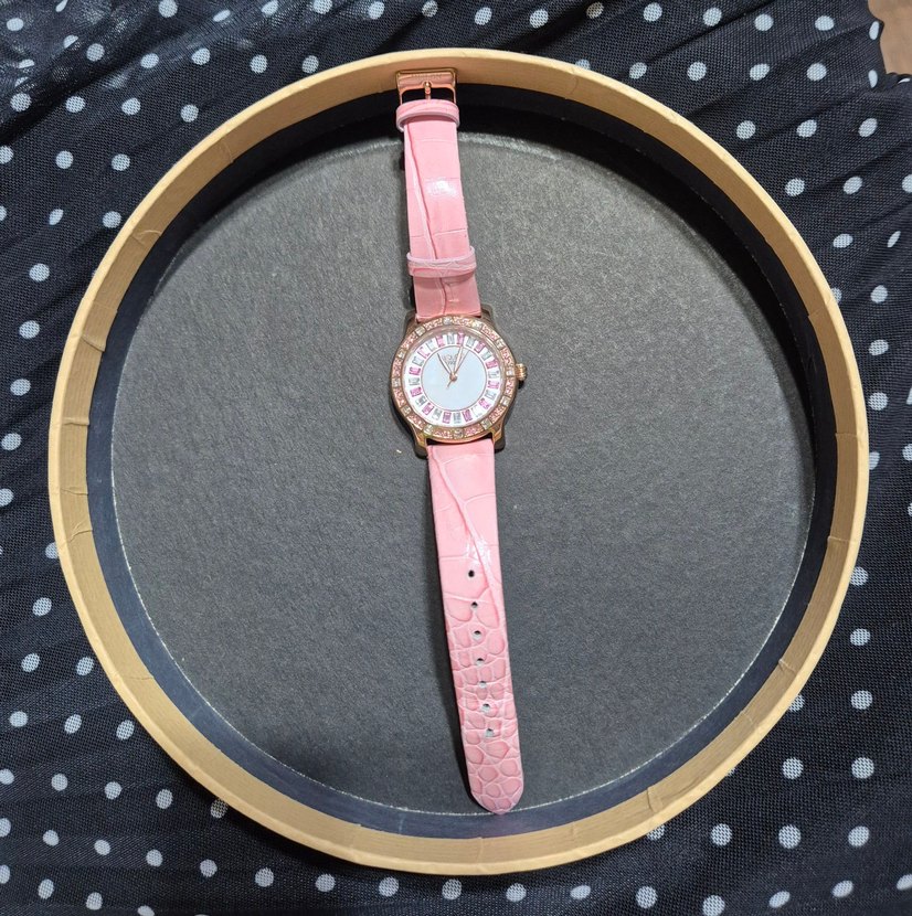 Pembe Kayışlı Kadın Kol Saati - Görsel 5