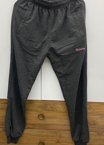 Gri Kapüşonlu Fermuarlı Kız Çocuk Eşofman Takımı - Görsel 2