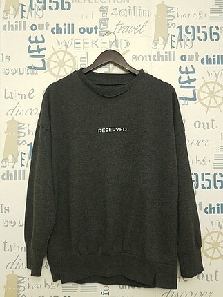 Gri oversize sweatshirt