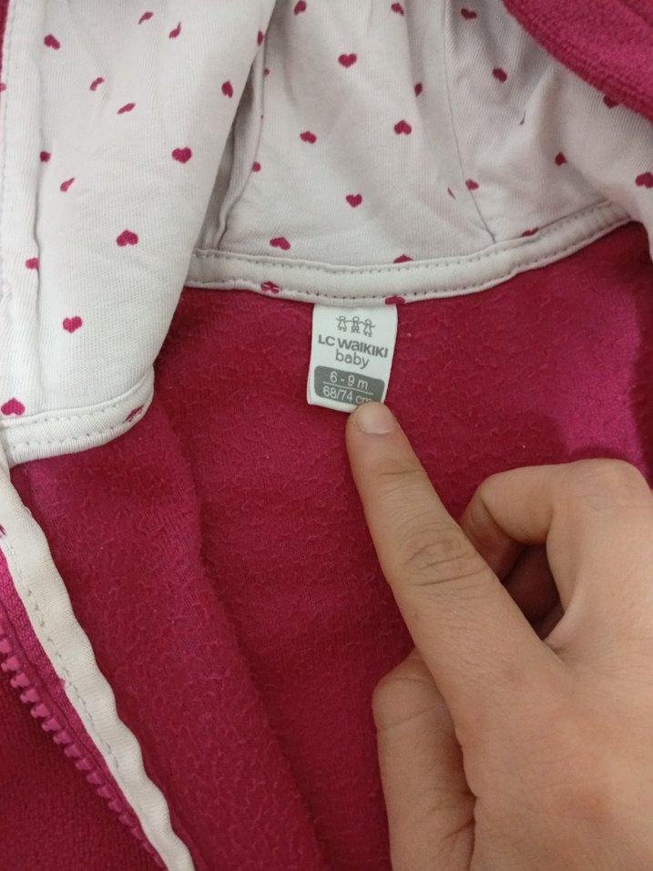 Bordo Bebek Tulumu Yüksek Yakalı Fermuarlı - Görsel 2