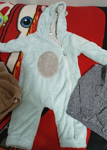 LC Waikiki Kapüşonlu Gri Örgü Çocuk Sweatshirt