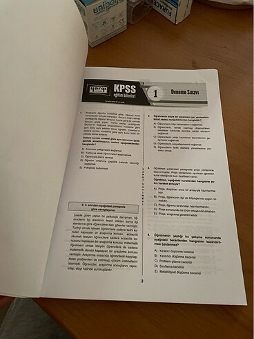  KPSS eğitim bilimleri deneme
