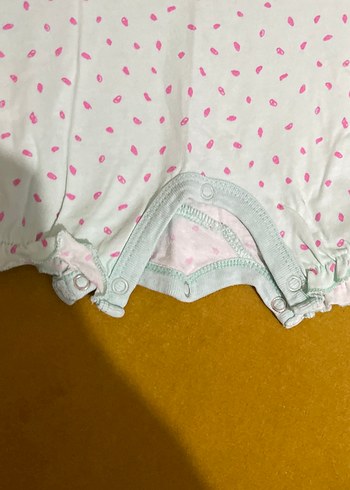 Pembe Fırfırlı Bebek Kız Tulum - Görsel 2