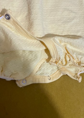 Fırfırlı Bebek Kız Tulum - sarı - Görsel 3