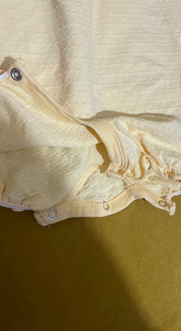 Fırfırlı Bebek Kız Tulum - sarı - Görsel 3