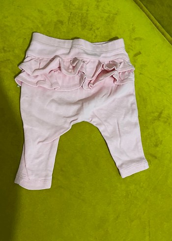 Kız Çocuk Pembe Fırfırlı Tayt - Görsel 2