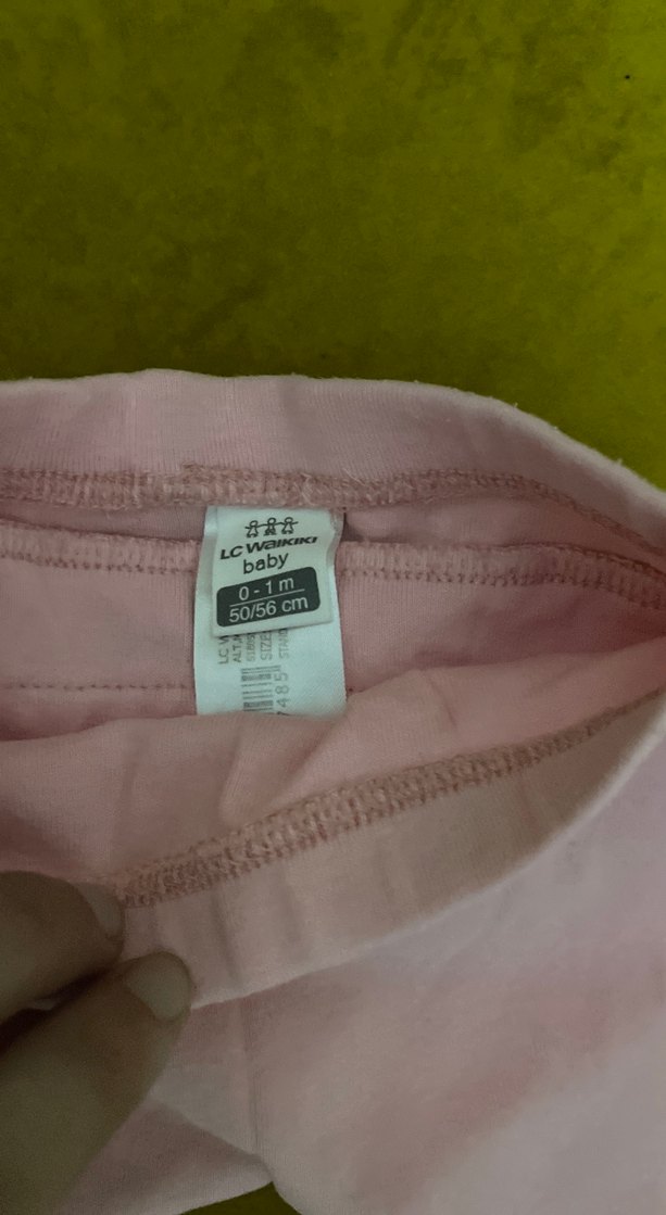 Kız Çocuk Pembe Fırfırlı Tayt - Görsel 4