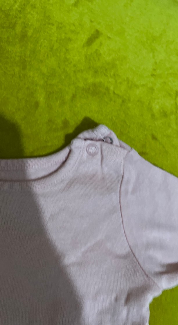 Pembe Uzun Kollu Bebek Body - Görsel 3