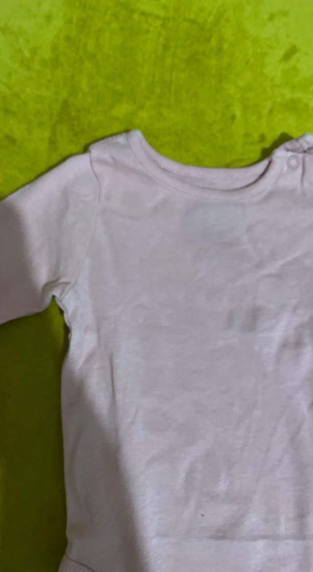 Pembe Uzun Kollu Bebek Body - Görsel 4