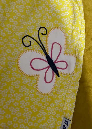 Sarı Desenli çıt çıtlı Bebek Kız Tulum - Görsel 3