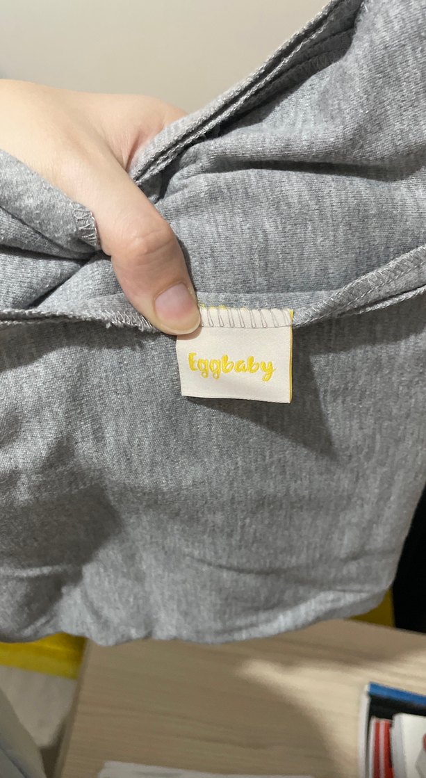 Gri Bebek Kanguru Sling - Görsel 4