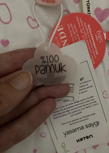 Kız Çocuk Dantel Detaylı Kalp Baskılı Tişört - Görsel 3