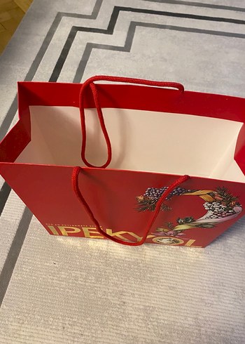 Renkli Kırmızı Yeni Yıl Hediye Çantası - Görsel 2