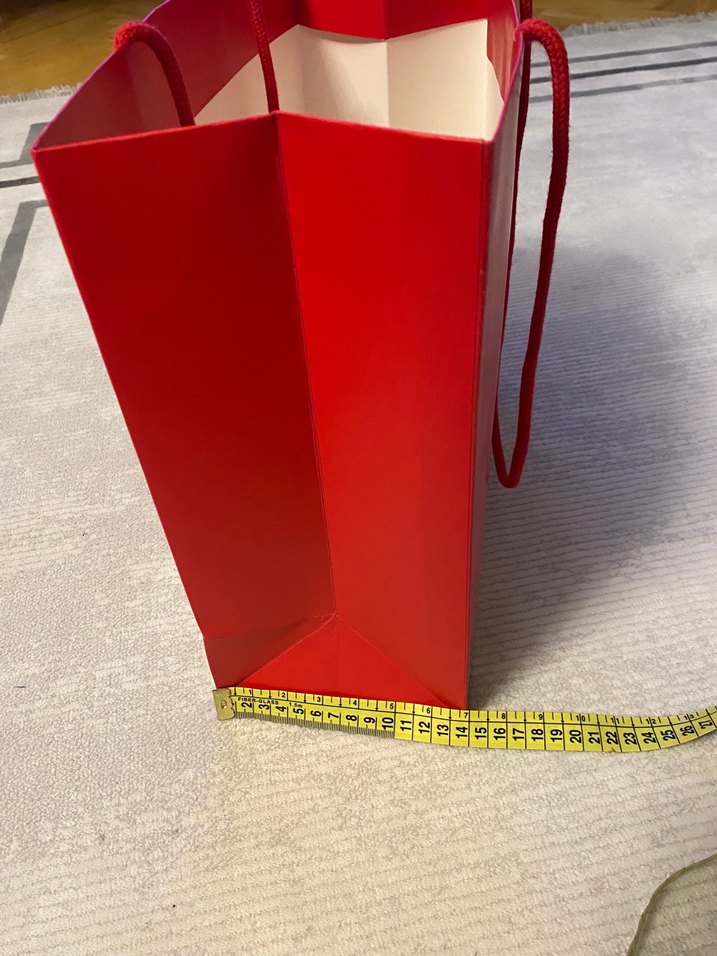 Renkli Kırmızı Yeni Yıl Hediye Çantası - Görsel 5