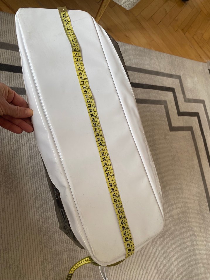 Beyaz Fermuarlı Kadın Plaj çantası - Görsel 3