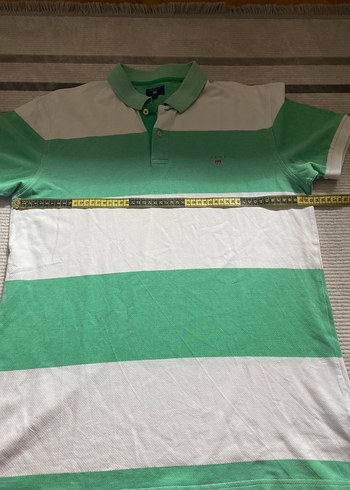 Erkek Yeşil Kısa Kollu Polo Tişört Gant - Görsel 3