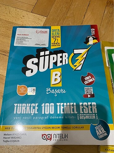  Beden Renk 7. Sınıf kaynak kitapları