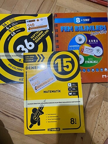 8. Sınıf kaynak kitapları