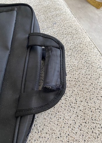 Beden Deri Siyah Kadın Laptop Çantası