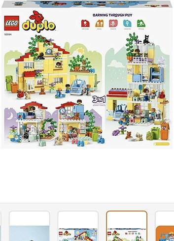 Diğer Lego Duplo 3ü 1 arada aile evi