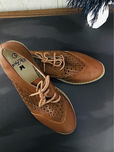 38 Beden kahverengi Renk Defacto loafer