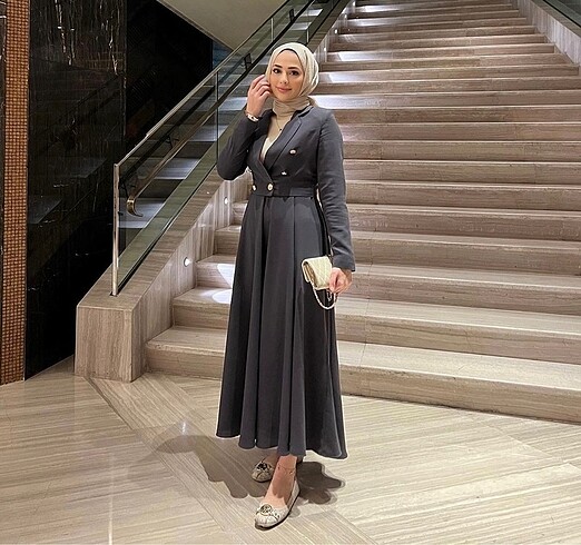 Trendyol & Milla Siyah gold düğmeli astarlı blazer ceket