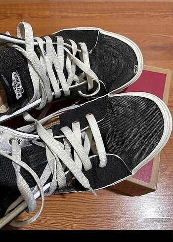 Vans Siyah Beyaz Vans Sneakers Kadın Spor Ayakkabı