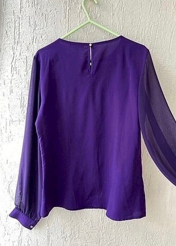 Zincir Detaylı Uzun Kollu Bluz - Görsel 2