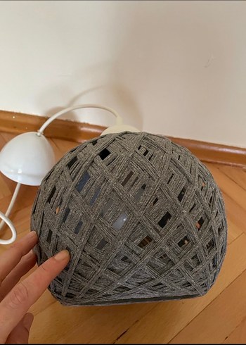 Gri Örgü Desenli avize - Görsel 3