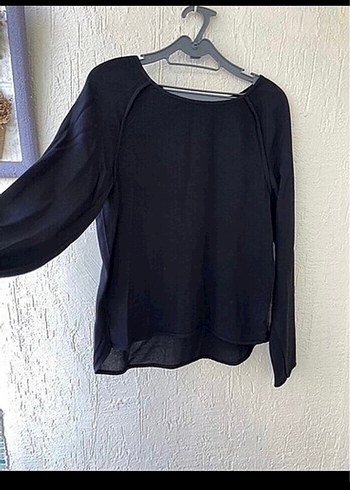 Kadın Siyah  Uzun Kollu Bluz - Görsel 2