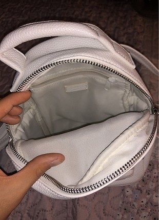 Mini boy sırt çantası beyaz