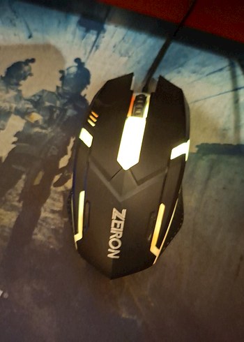 Renkli LED Işıklı Mekanik Klavye +mause + mauspad - Görsel 10